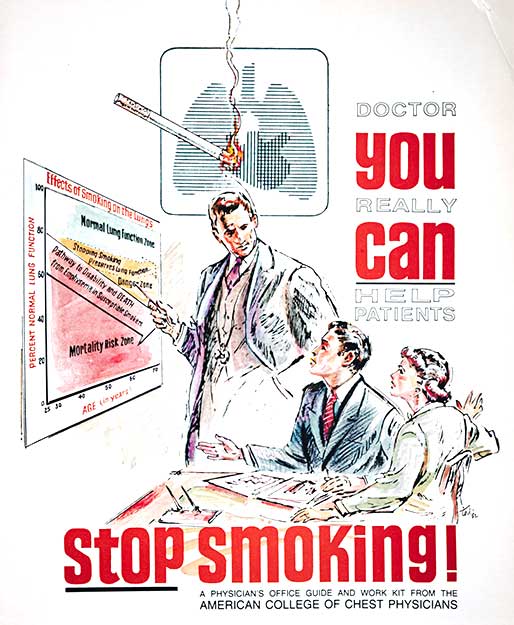 vintage no smoking print