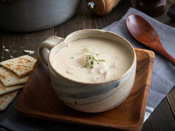 a bowl of chowder