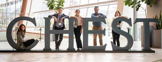 CHEST attendees posing