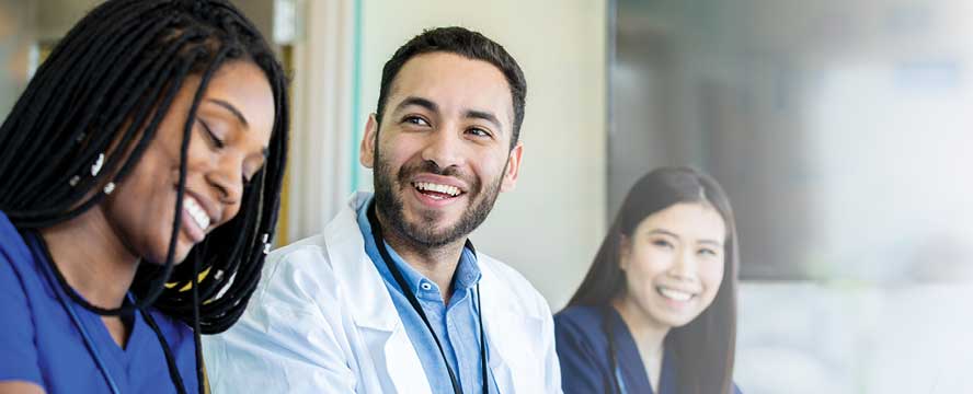 Staff in medical setting