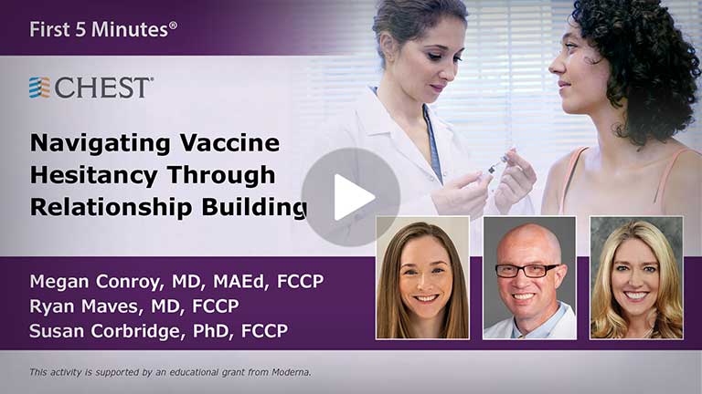 Video thumbnail from a webinar on vaccine hesitancy