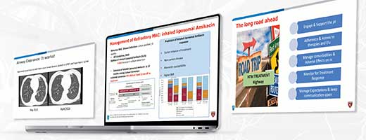 Bronchiectasis and NTM—Bridging Our Knowledge for the Future: How to Provide the Best in Multidisciplinary Care displayed on laptop screens
