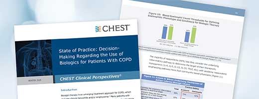 State of Practice: Decision-Making Regarding the Use of Biologics for Patients With COPD